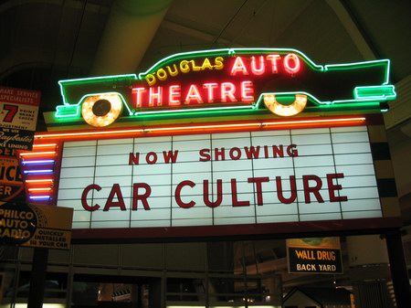 Douglas Auto Theatre - Restored Marquee - Henry Ford Museum (newer photo)